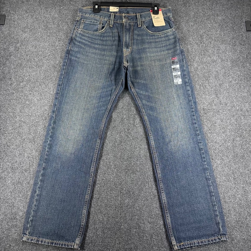 Levis 559 Jeans Mens 31x30 W31 L30 Blue Relaxed Straight Leg Denim NWT